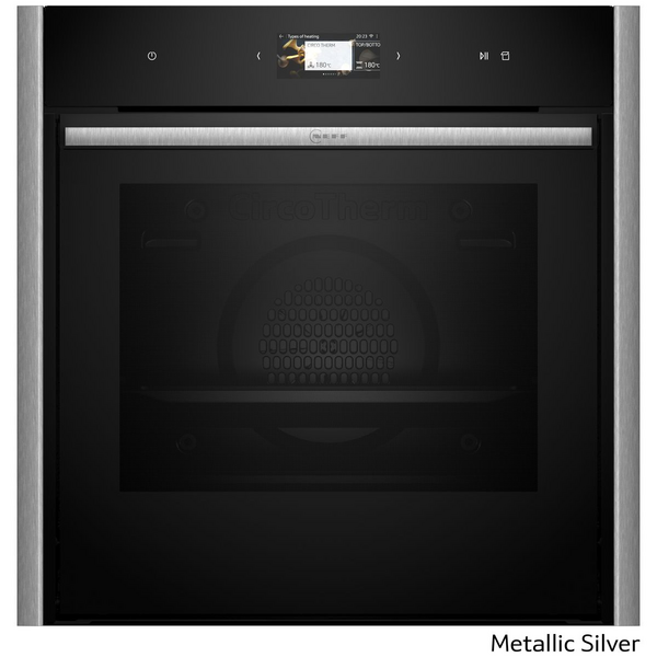 NEFF 60cm Slide & Hide Oven with FullSteam Metallic Silver B69FS5CY0A-MS