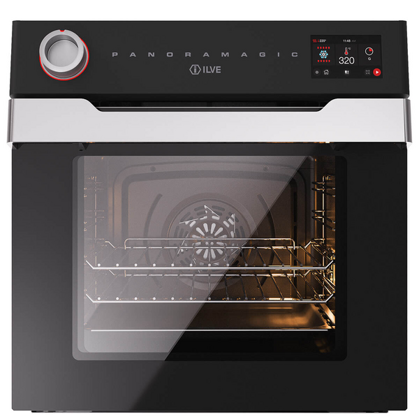 ILVE 60cm Panoramagic Series Built-in Oven Matte Black OV60PMT3MK