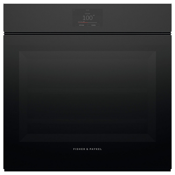 Fisher & Paykel Series 11 60cm Minimal Handleless Combi-Steam Oven Black Glass OS60SMTNB1
