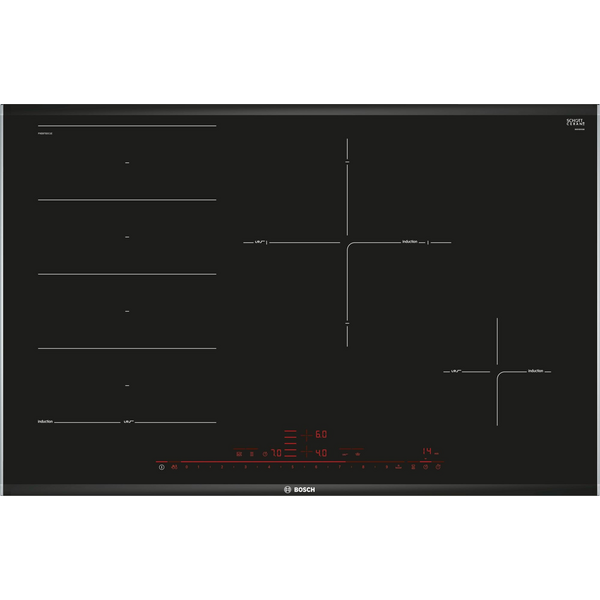 Bosch 80cm Series 8 Induction Cooktop Ceramic Black PXE875DC1E