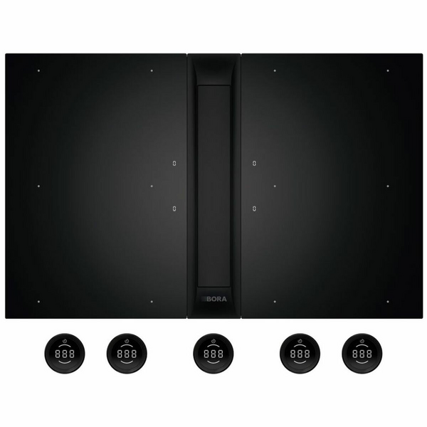Bora Professional 3.0 Surface Induction Cooktop with Integrated Rangehood - All Black PKAS3FIAB