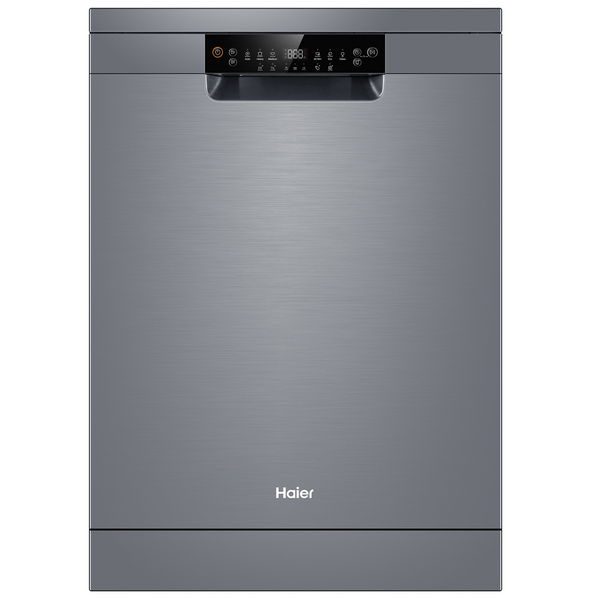 Haier 60cm Freestanding Dishwasher Satina Silver HDW15F2S1