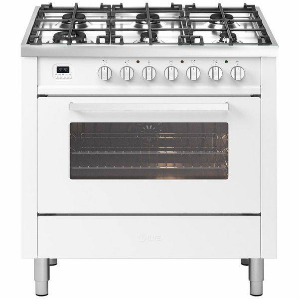 White oven 90cm hot sale