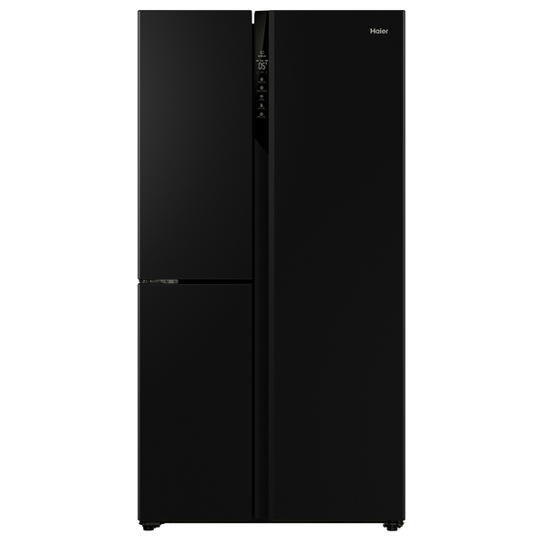 Haier 574L S+ Three Door Side by Side Fridge Black HRF575XC