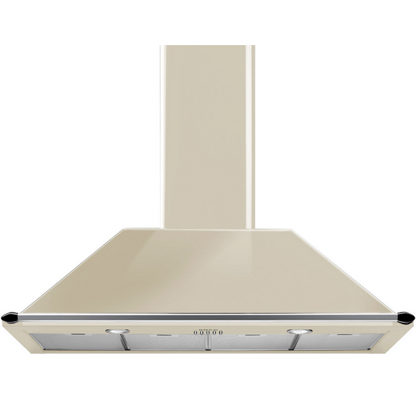 Smeg 110cm Victoria Aesthetic Cream Canopy Rangehood KT110PA