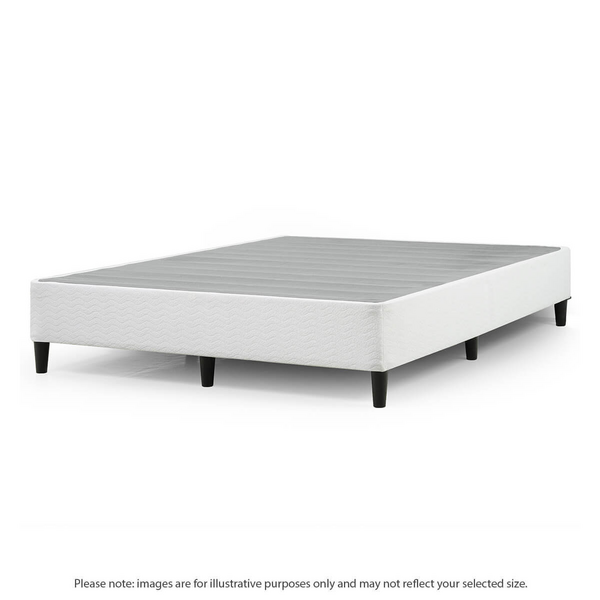 Zinus Keenan Double Fabric White Ensemble Bed Base AU-BSLB-D