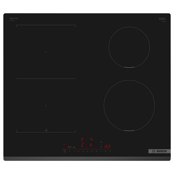 Bosch 60cm Series 6 Induction Cooktop Black PVS631HC1H