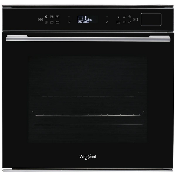 Whirlpool 60cm Pyrolytic Oven with SteamSense Black W7OSPBLAUS