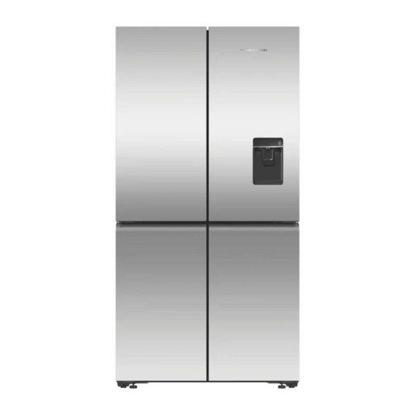 Fisher & Paykel Series 7 538L Quad Door Refrigerator with Ice and Water Stainless Steel RF605QNUVX1