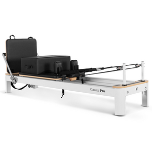 Lifespan Fitness Contour Pro Aluminium Reformer Pilates Bed Set Black LFRF-CONTPRO