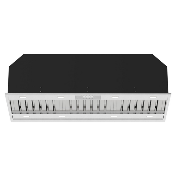 Whispair 120cm Monte Carlo Mega Deep Undermount Rangehood with Rear Ducted Twin Ultra On Board Motor X3MM12S62OUB