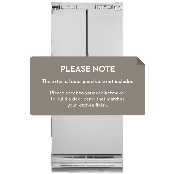 Artusi 546L Integrated French Door Fridge AINT9100FDIW