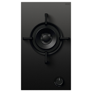 Fisher & Paykel Series 9 30cm 1 Burner Natural Gas Cooktop Black Glass CG301DNGGB5