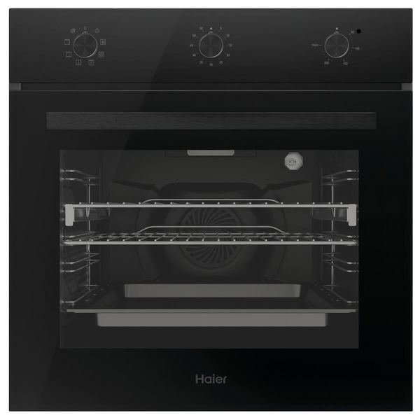 Haier 60cm Series 300 Electric Oven Black HWO60S7MB5
