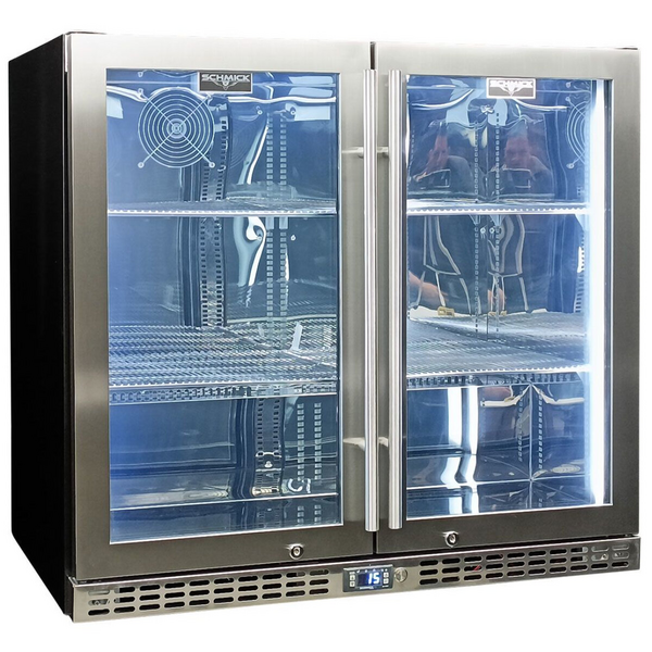 Schmick 257L Under Bench Stainless Steel Heated Glass Fridge SK246-HD