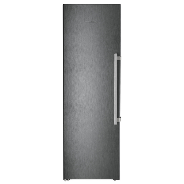 Liebherr Prime 278L Upright Freezer BlackSteel Left Hinge SFNBSH5267LH
