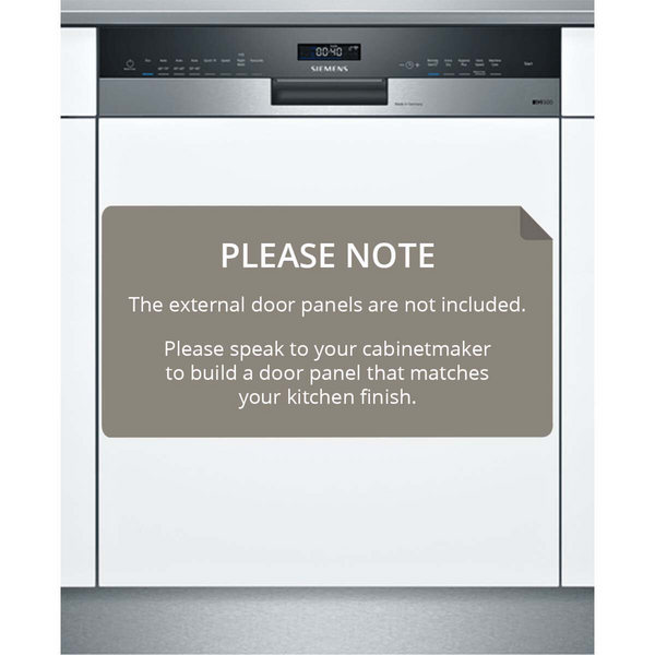 Siemens IQ500 Semi-Integrated Dishwasher with HomeConnect SN55HS01CA