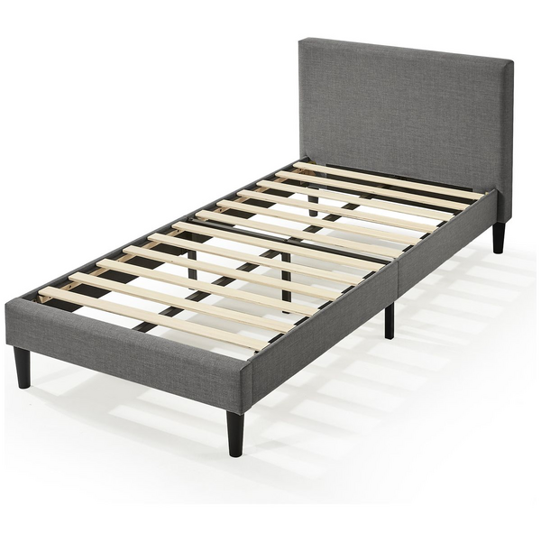 Zinus Liam Classic Home King Single Upholstered Fabric Bed Base AU-FPPBC2ZC-12B