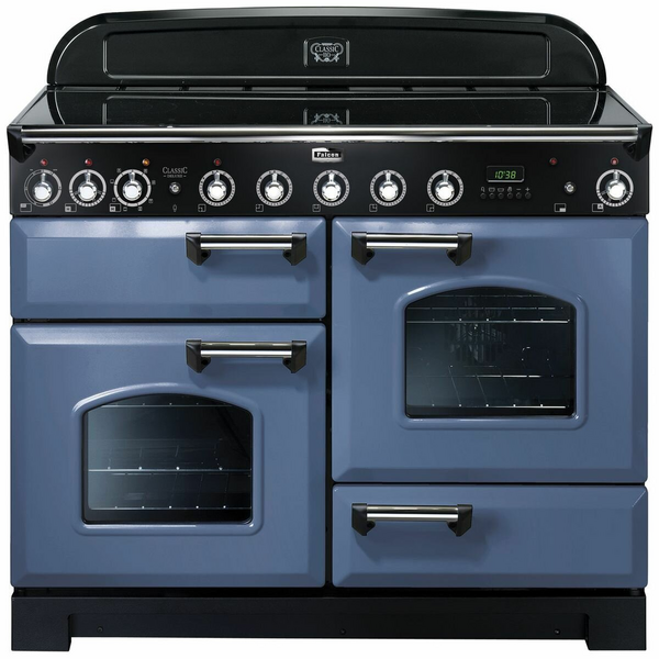 Falcon 110cm Classic Deluxe Freestanding Induction Oven/Stove Stone Blue - Special Order CDL110EISBCH