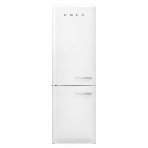 Smeg FAB 50's Style 331L Bottom Mount Refrigerator White FAB32LWH5AU