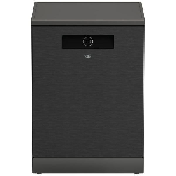 Beko 60cm Freestanding Dark Stainless Steel Dishwasher with Autodosing BDFB1650ADX