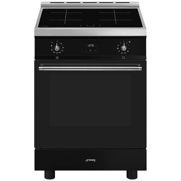 Smeg 60cm Black Pyrolytic Freestanding Oven C6IPBLT2