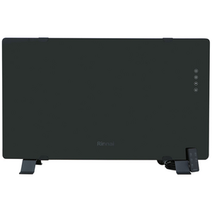 Rinnai BEPH Series 1500W Black Glass Electric Panel Heater BEPH15DTWF