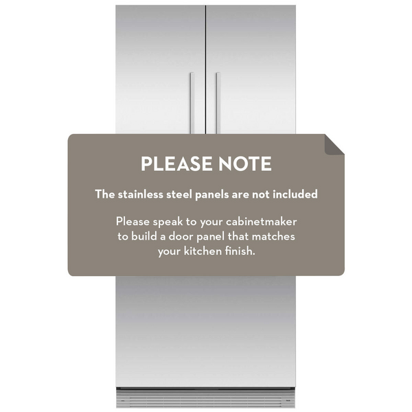 Fisher & Paykel Series 7 417L Integrated French Door Refrigerator with Ice and Water RS80AU1