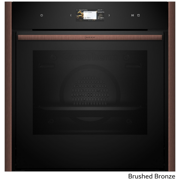 NEFF 60cm Slide & Hide Oven with FullSteam Brushed Bronze B69FS5CY0A-BB