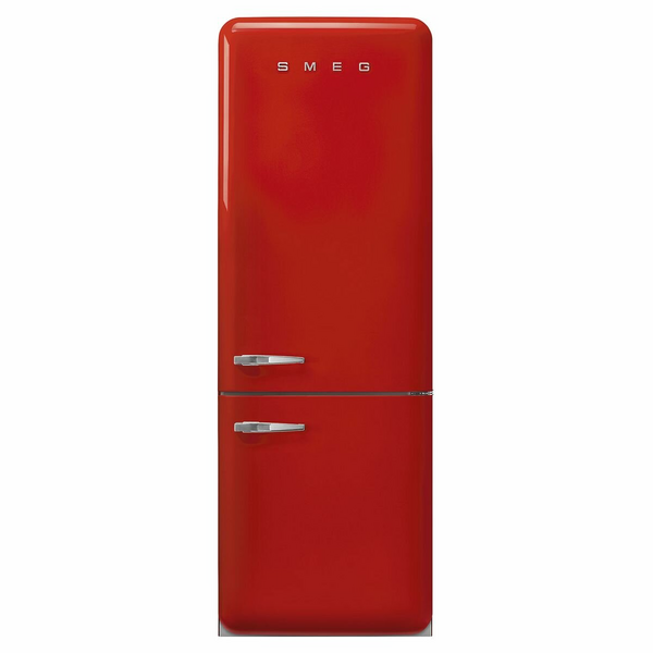 Smeg FAB 50's Style 481L Bottom Mount Refrigerator Red FAB38RRD5AU