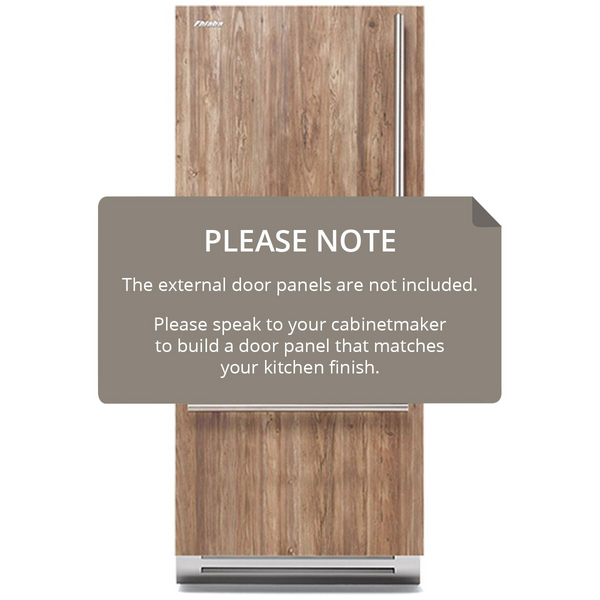 Fhiaba 90cm Integrated Series Refrigerator with Trimode & Icemaker Left Hinge S8990TST3IA
