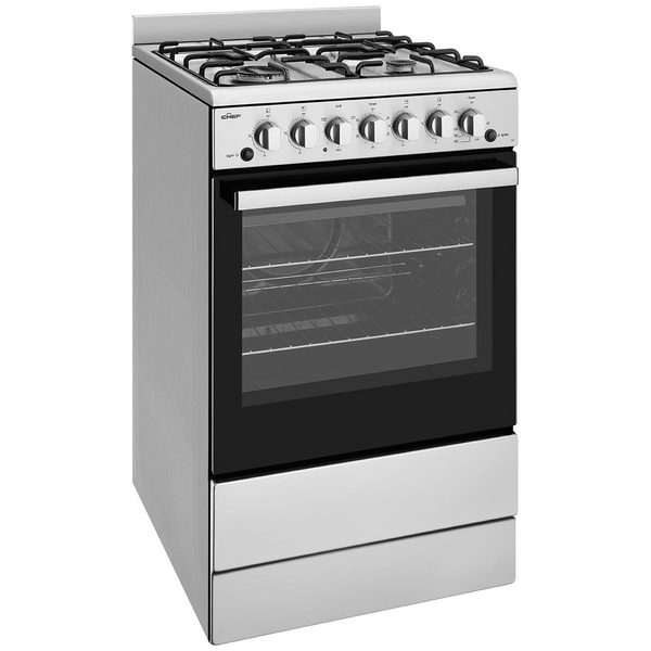 Chef 54cm Conventional Gas Stainless Steel Freestanding Oven CFG504SCH