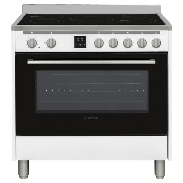 Artusi 90cm Freestanding Induction Oven White AFI902W