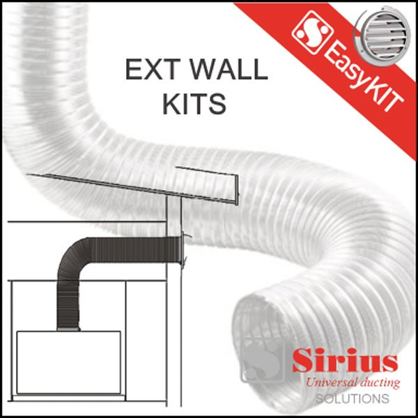 Sirius Wall Flue Kit Extension EASYWALL-200