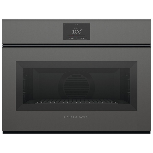 Fisher & Paykel Series 9 60cm Minimal Compact Handleless Combi-Steam Oven Grey OS60NMTNG1
