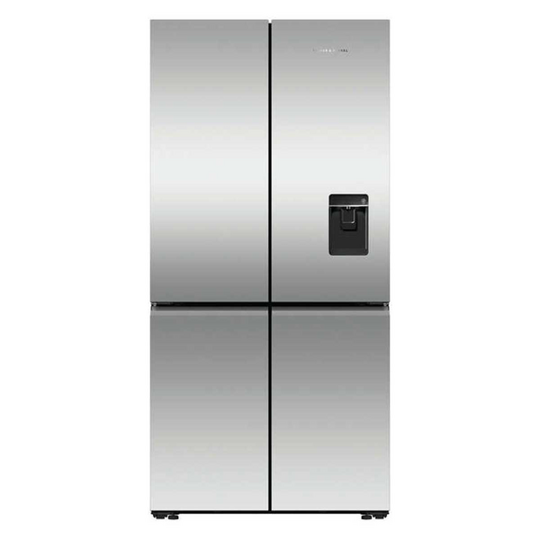 Fisher & Paykel Series 7 690L Quad Door Refrigerator with Ice and Water Stainless Steel RF730QNUVX1