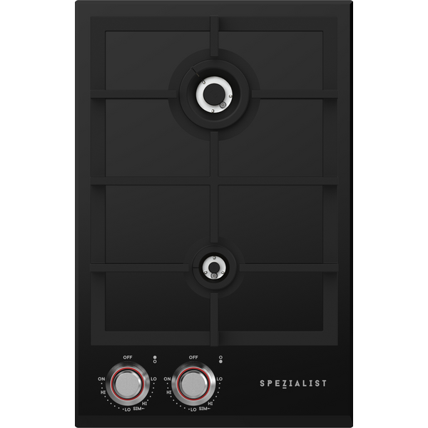 Spezialist 34cm 2 Burner LP Gas VitroCeramic Cooktop S30342VCLPG