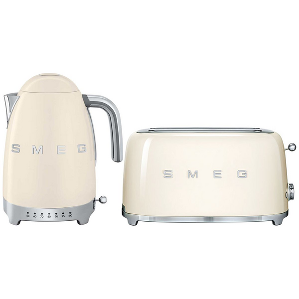 Smeg kettle and toaster bundle cream store
