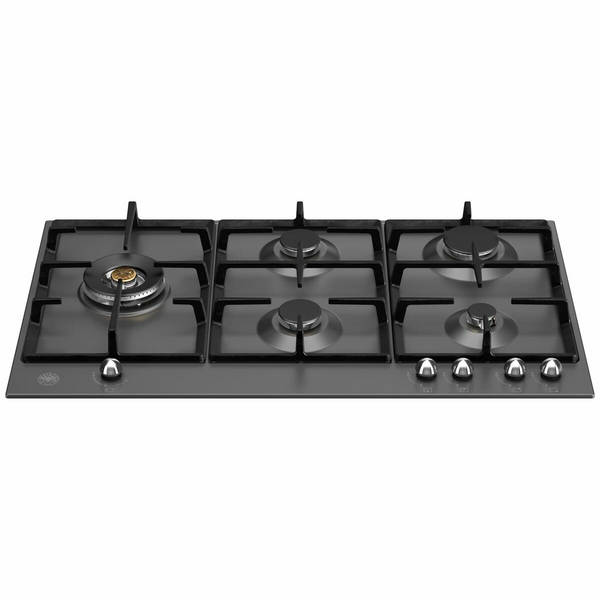 Bertazzoni 90cm Heritage Series Natural Gas Cooktop with Lateral Dual Wok P905LHERNE