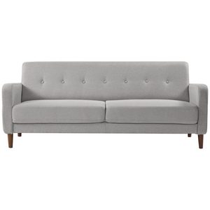 Zinus Adair Modern 3 Seater Sofa with Armrest Pockets Light Grey AU-AD-LG-3P