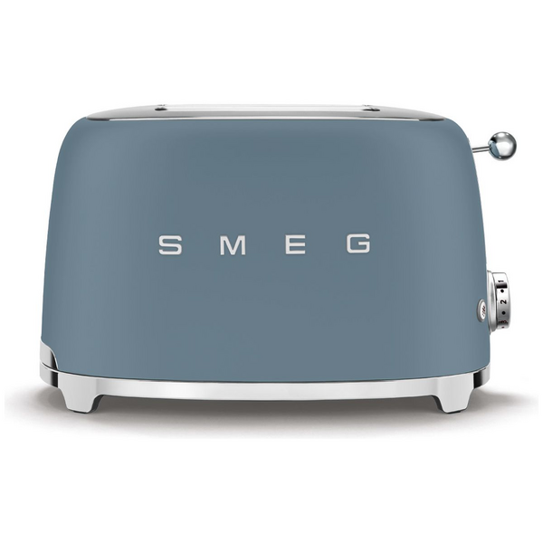 Smeg 50s Retro Style Storm Blue 2 Slice Toaster TSF01SBMAU