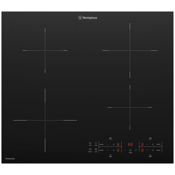 Westinghouse 60cm Powerlite 4 Zone Induction Cooktop WHI642BE