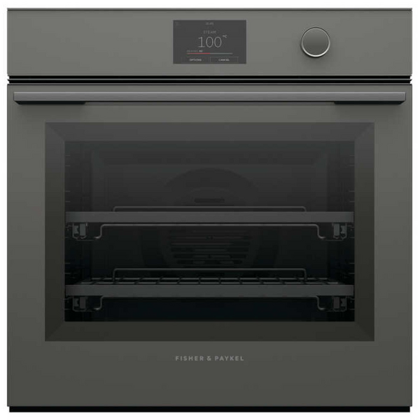 Fisher & Paykel Series 11 60cm Minimal Compact Combi-Steam Oven Grey Glass OS60SMTDG1