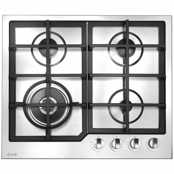 ILVE 60cm Stainless Steel Gas Cooktop HCL60CKSS