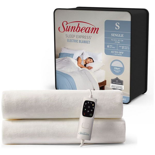 Sunbeam Sleep Express Electric Single Blanket BLE4821