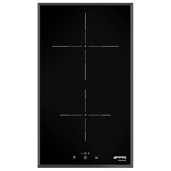 Smeg 30cm Induction 2 Burner Cooktop Black SI5322B