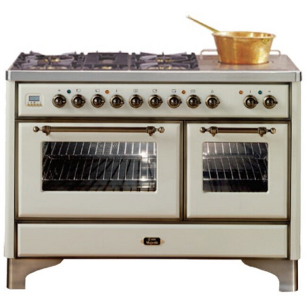 ILVE 120cm Majestic Series with 70cm/40cm Ovens & Simmer Plate Freestanding Cooker ICU2021