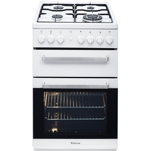 Artusi 54cm Natural Gas White Freestanding Oven AFGG54EG