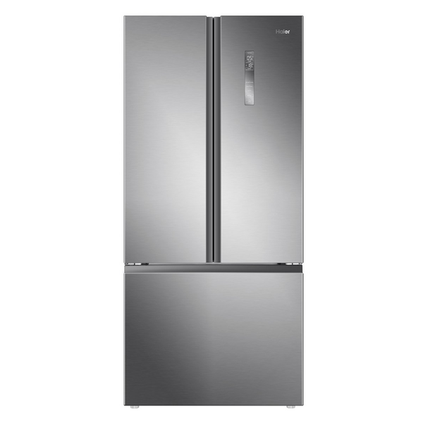 Haier 489L French Door Frost Free Fridge Satina Silver HRF520FS