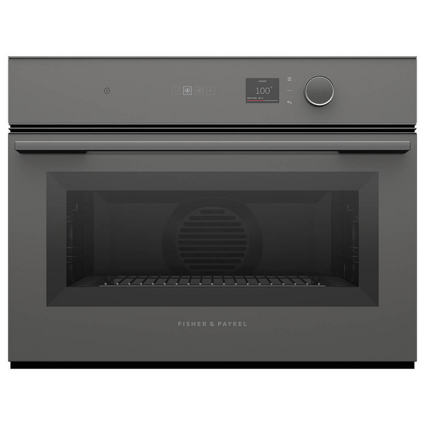 Fisher & Paykel Series 7 60cm Minimal Compact Combi-Steam Oven Grey Glass OS60NMLG1